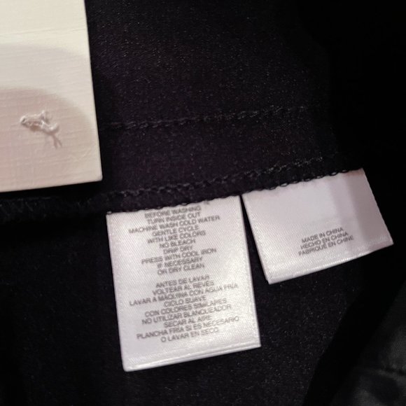 Anne Klein culottes, black, sz 8 - Picture 13 of 13